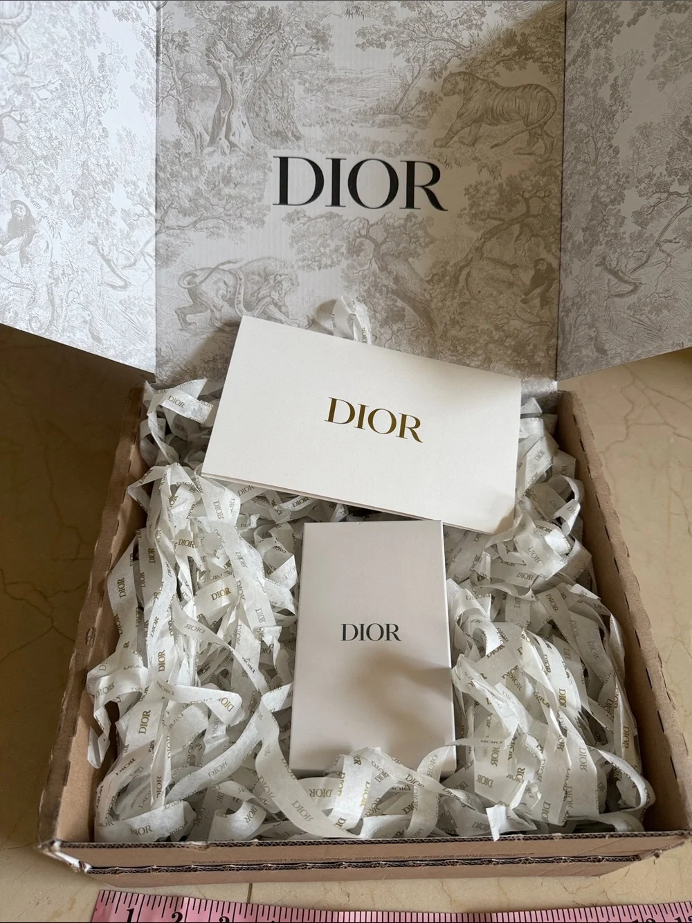 Dior Phone Light selfie light Black and Cream Branded Compact with Accessories